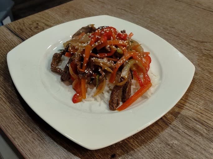 Cover Image for Hovězí Stir-fry s barevnou zeleninou