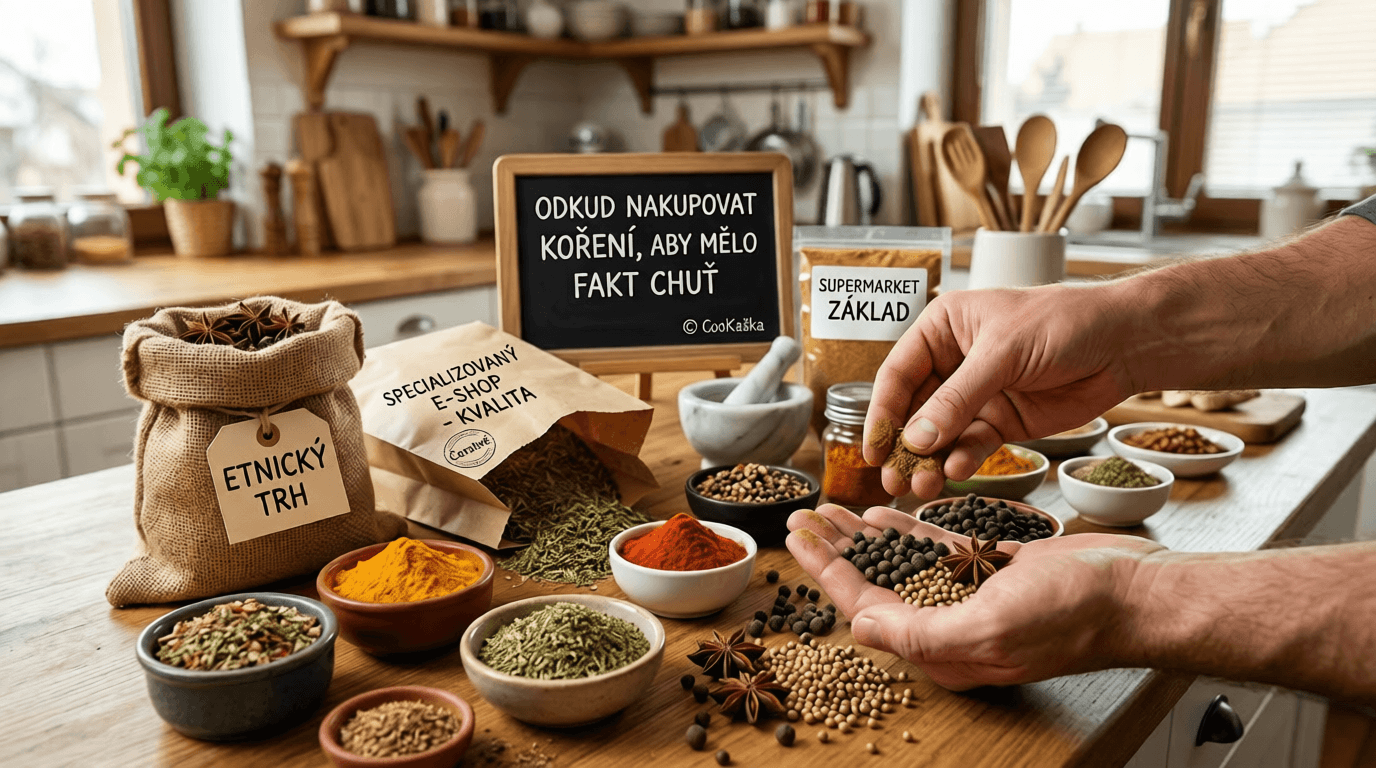 Odkud nakupovat koření, aby mělo fakt chuť