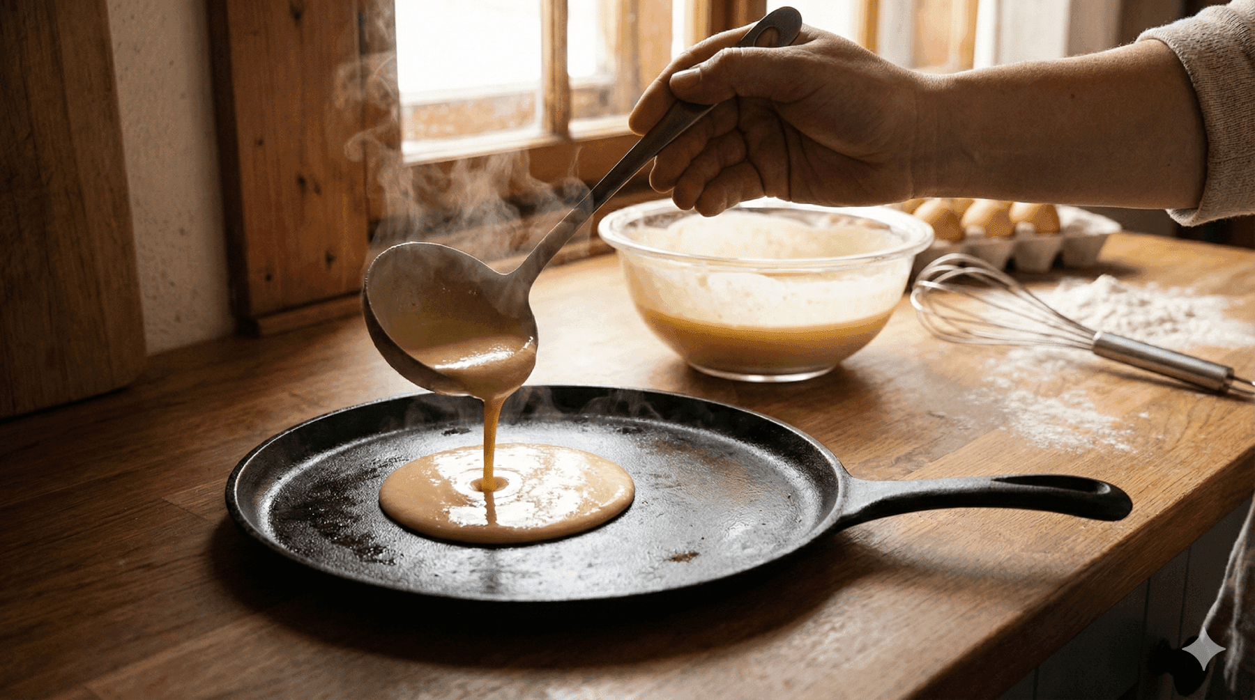 Základní recept na domácí vláčné palačinky